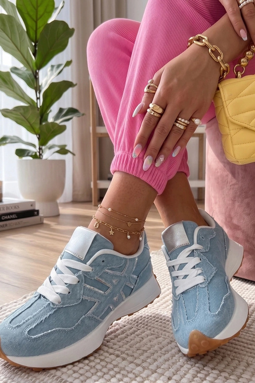Denim platvormi spordijalatsid Constanza