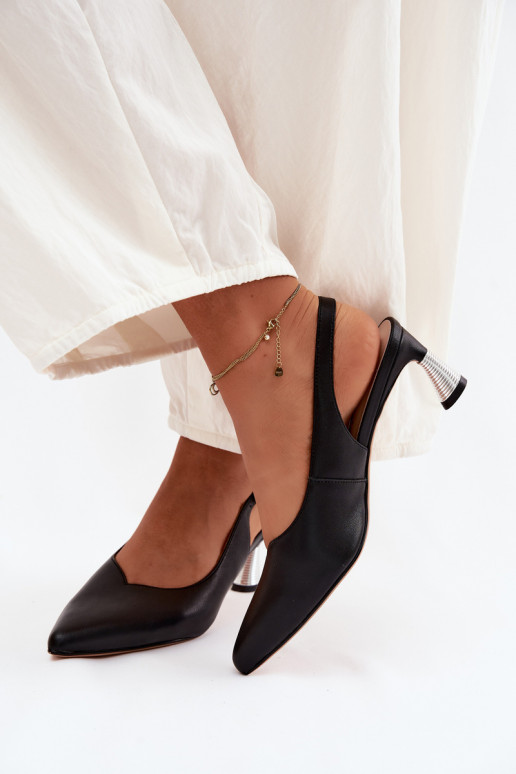 Pealistesandaalid Pealiste omad kõrge jämeda kontsaga Vinceza 66922 msuud