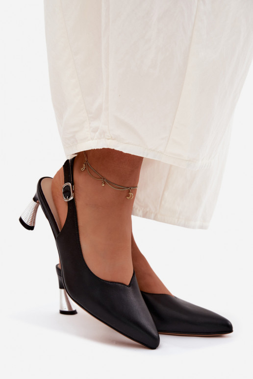 Pealistesandaalid Pealiste omad kõrge jämeda kontsaga Vinceza 66922 msuud