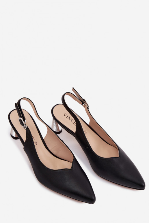Pealistesandaalid Pealiste omad kõrge jämeda kontsaga Vinceza 66922 msuud