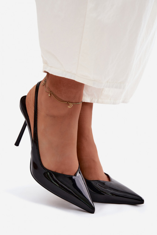 Laque kõrge kontsaga sandaalidImitacji Skóry msuud Calera