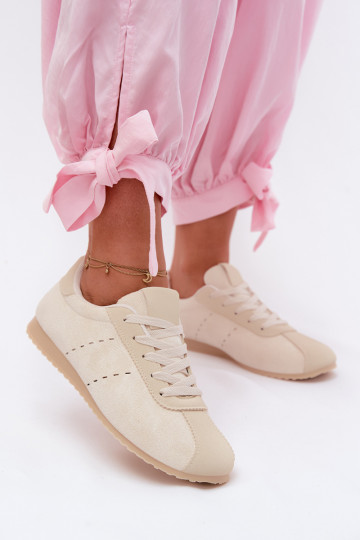 Sneakers tüüpi jalanõud Pealiste omadEco Suedeu Sellel ondal Elevandiluu värvi Melvelin