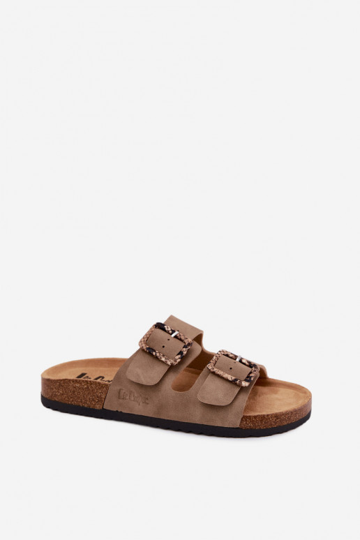 Khaki naiste sussid klambritega Lee Cooper LCIN-26-35-4451L