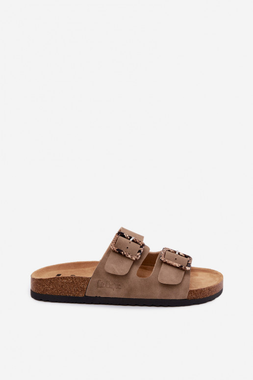 Khaki naiste sussid klambritega Lee Cooper LCIN-26-35-4451L