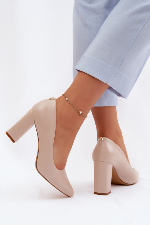 Käised kunstnahast kontsakingad Sergio Leone PB216 elevandiluust värvi