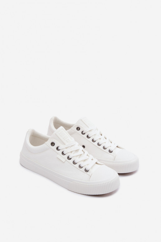 Meeste madalad vabaaja kingad valge värvi