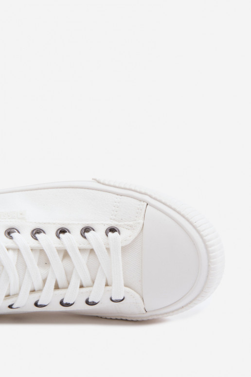 Meeste madalad vabaaja kingad valge värvi