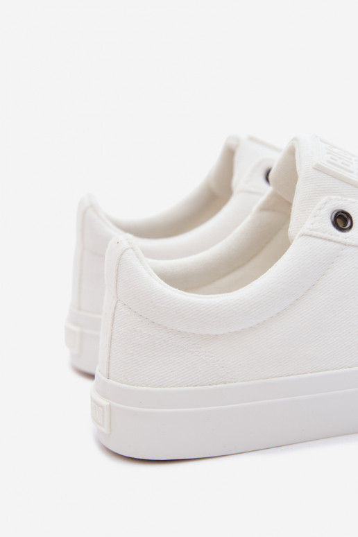 Meeste madalad vabaaja kingad valge värvi