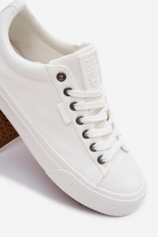 Meeste madalad vabaaja kingad valge värvi