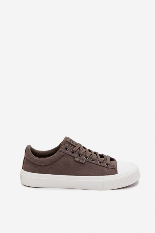 Meeste madalad vabaaja kingad halli värvi