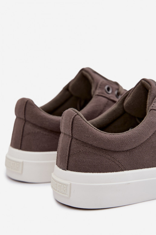 Meeste madalad vabaaja kingad halli värvi