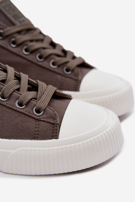 Meeste madalad vabaaja kingad halli värvi