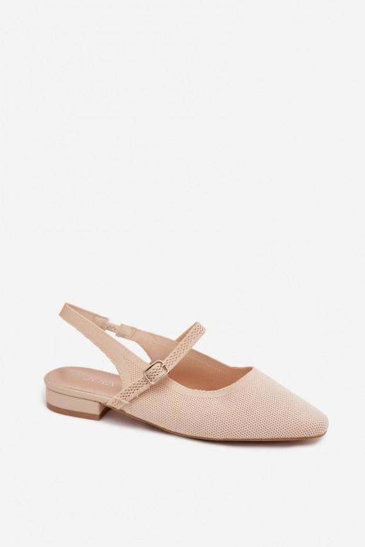 Ehkroosa värvi naiste ballerina sandaalid rihmadega Selrene