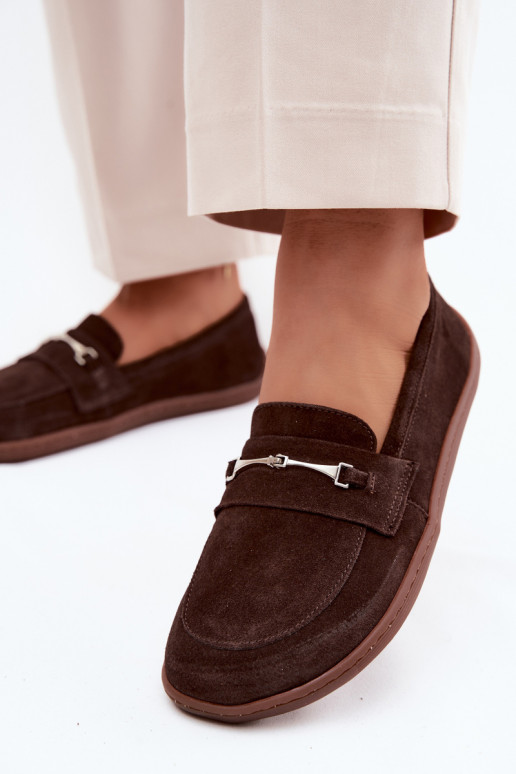 Mokassiinid Barefoot seemisnahast Zazoo 322 Czekoladosissee