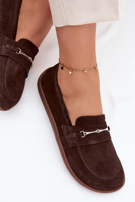 Mokassiinid Barefoot seemisnahast Zazoo 322 Czekoladosissee