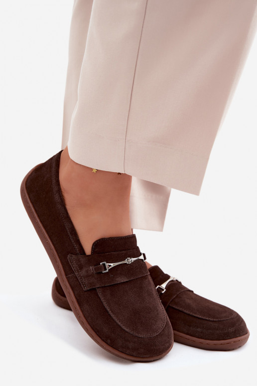 Mokassiinid Barefoot seemisnahast Zazoo 322 Czekoladosissee