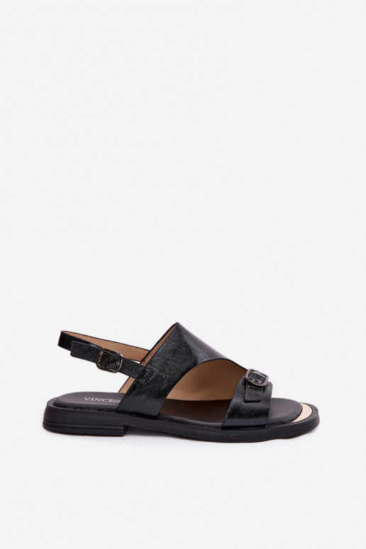 Must naiste sandlid laia kontsaga Vinceza 86434