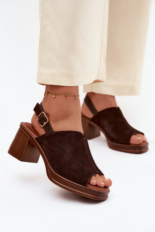 Pealhk Elegantsed kõrged kontsad Postita Vinceza 39995 Czekoladosissee