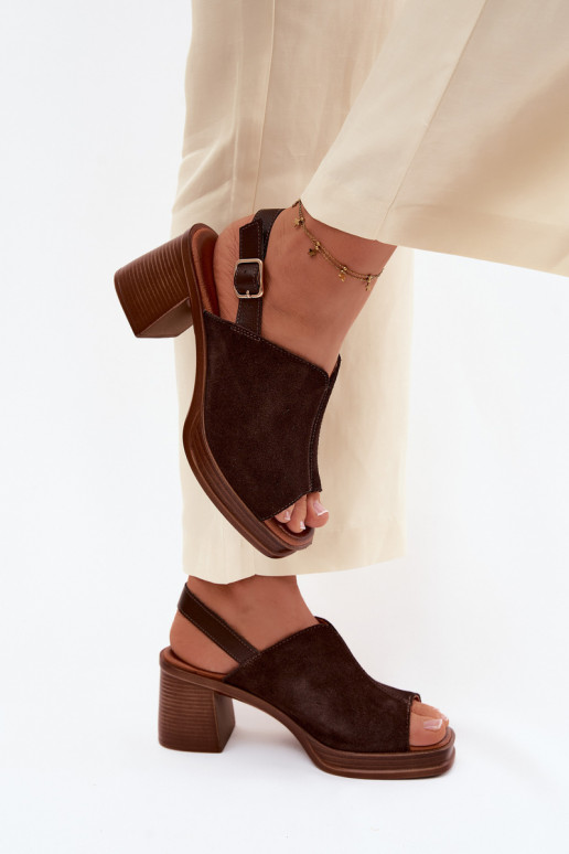 Pealhk Elegantsed kõrged kontsad Postita Vinceza 39995 Czekoladosissee