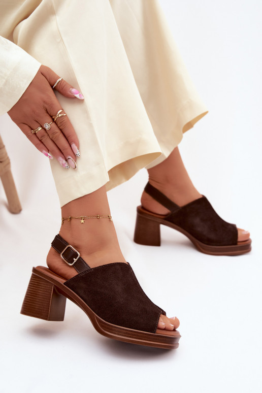 Pealhk Elegantsed kõrged kontsad Postita Vinceza 39995 Czekoladosissee