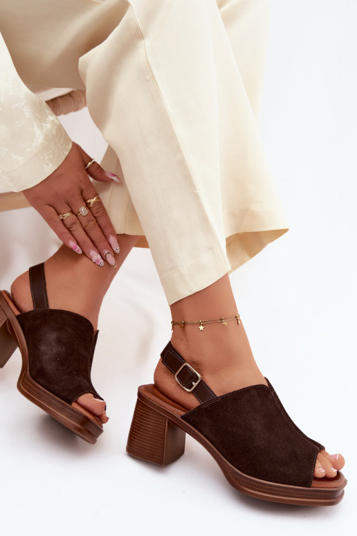 Pealhk Elegantsed kõrged kontsad Postita Vinceza 39995 Czekoladosissee