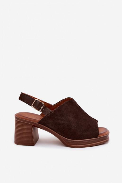 Pealhk Elegantsed kõrged kontsad Postita Vinceza 39995 Czekoladosissee