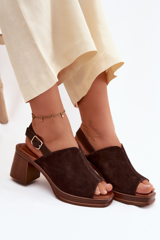 Pealhk Elegantsed kõrged kontsad Postita Vinceza 39995 Czekoladosissee