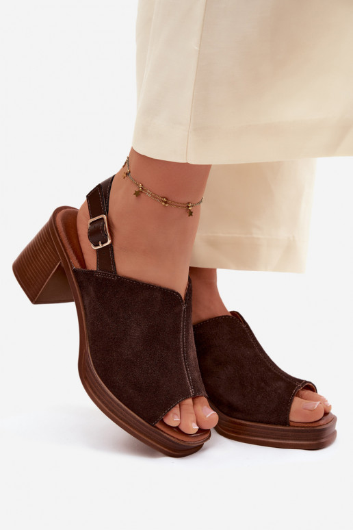 Pealhk Elegantsed kõrged kontsad Postita Vinceza 39995 Czekoladosissee