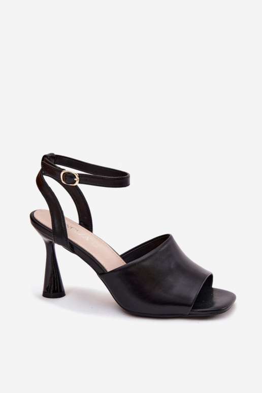 Pealistesandaalid kõrge jämeda kontsaga Vinceza 62297 msuud