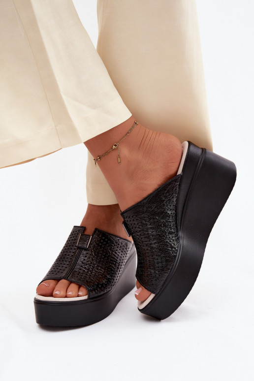 naiste plätudPealturalnej Skóry platvormiga Vinceza 95392 msuud