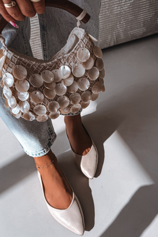 Nelisa liivavärvi kunstnahast tantsutossud