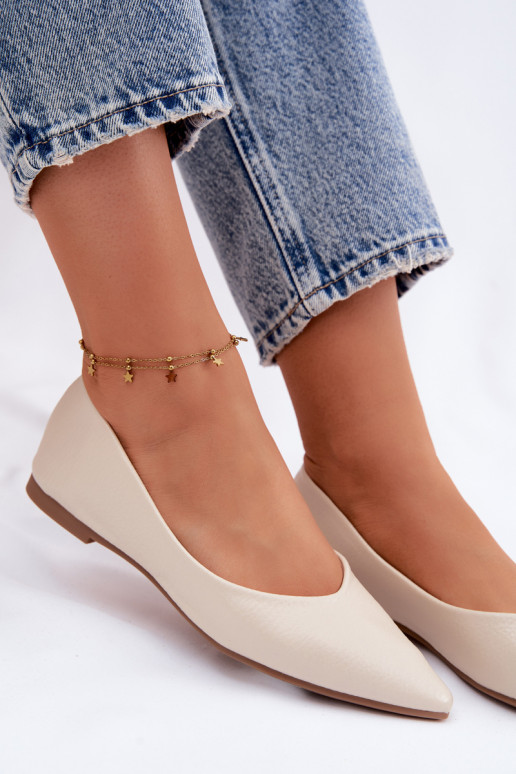 Nelisa liivavärvi kunstnahast tantsutossud