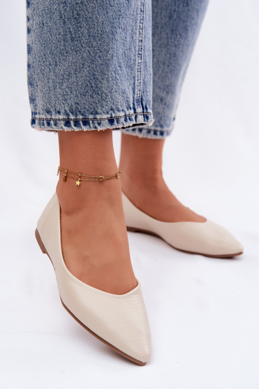 Nelisa liivavärvi kunstnahast tantsutossud