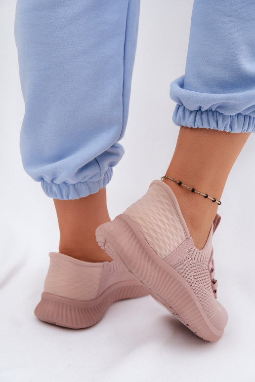 Riidest Slip-on spordijalatsid Pealiste omad Tumeroosad värvi Olive