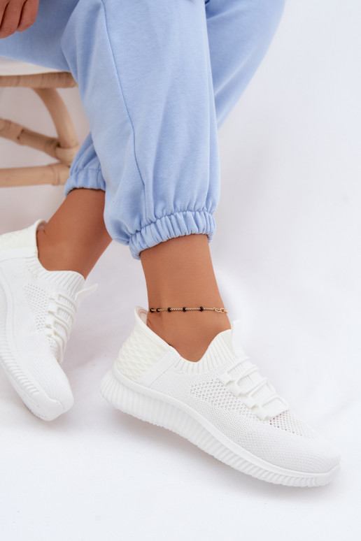 Riidest Slip-on spordijalatsid Pealiste omad valget värvi Olive