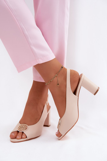 Pealistesandaalid Ze Kuldset värvim Detalem beeži värvi Lotus 2