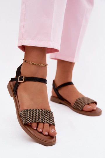 Pealistesandaalid laiade nööridega msuud Lumina