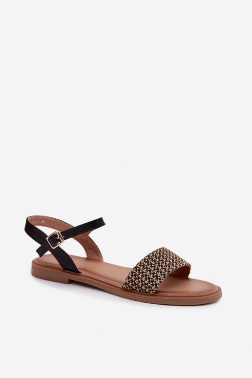 Pealistesandaalid laiade nööridega msuud Lumina