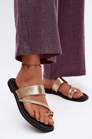 naiste plätudPealturalnej Skóry laiade nööridega Vinceza 66939 Kuldset värvi 2