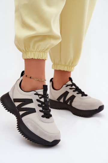 seemisnakhsed Sneakers tüüpi jalanõud Pealiste omad platvormiga Vinceza 41521 Halli värvi 2