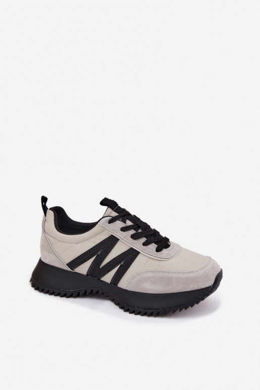 seemisnakhsed Sneakers tüüpi jalanõud Pealiste omad platvormiga Vinceza 41521 Halli värvi