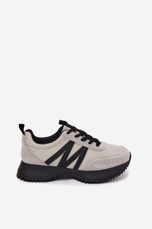 seemisnakhsed Sneakers tüüpi jalanõud Pealiste omad platvormiga Vinceza 41521 Halli värvi