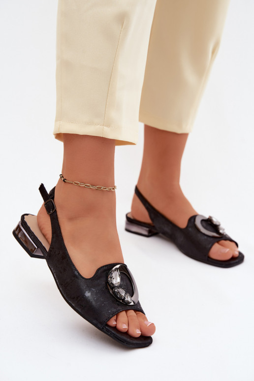 Sellel ondalad sandaalid kaunistustega S.Barski KV61-6024 msuud