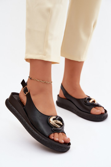 Pealhk Platvormiga sandaalid kaunistustega S.Barski KV61-6047 msuud 2