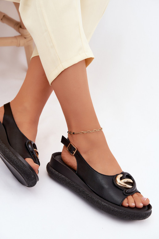 Pealhk Platvormiga sandaalid kaunistustega S.Barski KV61-6047 msuud