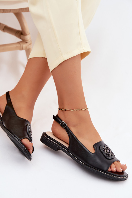 Pealistesandaalid laiade nööridega kaunistustega S.Barski KV61-6016 msuud