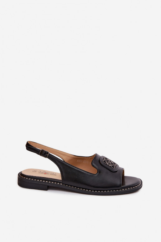 Pealistesandaalid laiade nööridega kaunistustega S.Barski KV61-6016 msuud