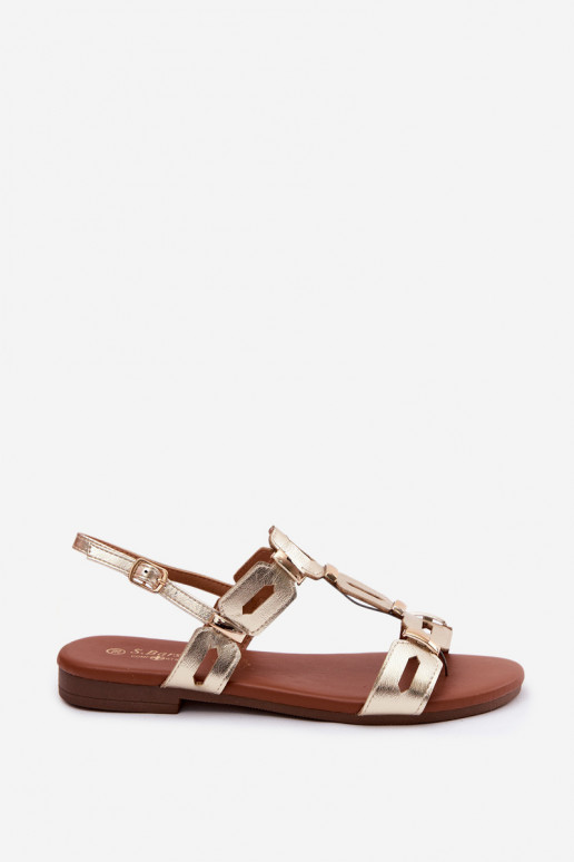 Lamedad sandaalid S.Barski PL61-0903 kuldne