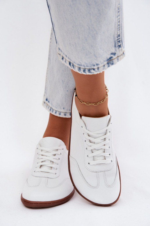 Pealhk naiste saapad Barefoot Zazoo N1243 valget värvi