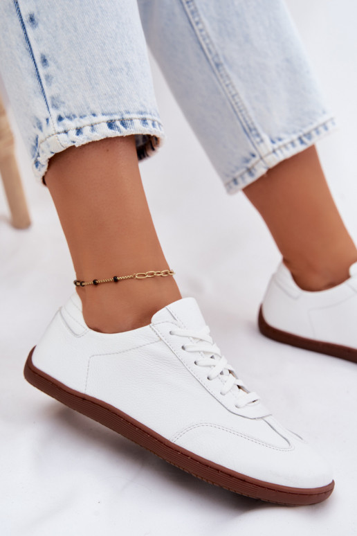 Pealhk naiste saapad Barefoot Zazoo N1243 valget värvi